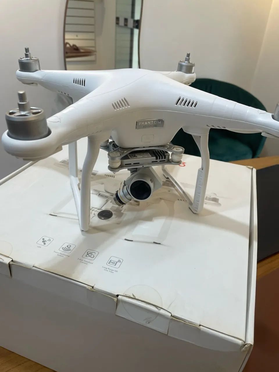 Drone DJI Phantom 3 Advanced - Completo na Caixa - Foto 5