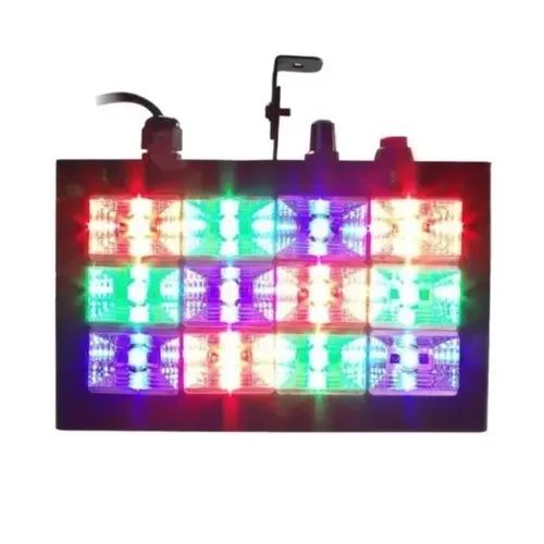 Kit 4 Strobo 12 Leds Rgb 15w Rítmico Bivolt Automático - Foto 2