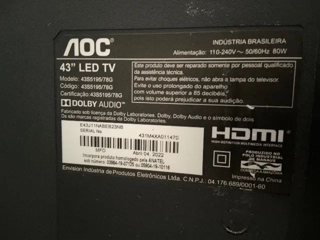  Smart TV AOC Roku 43" LED Full HD - Foto 4