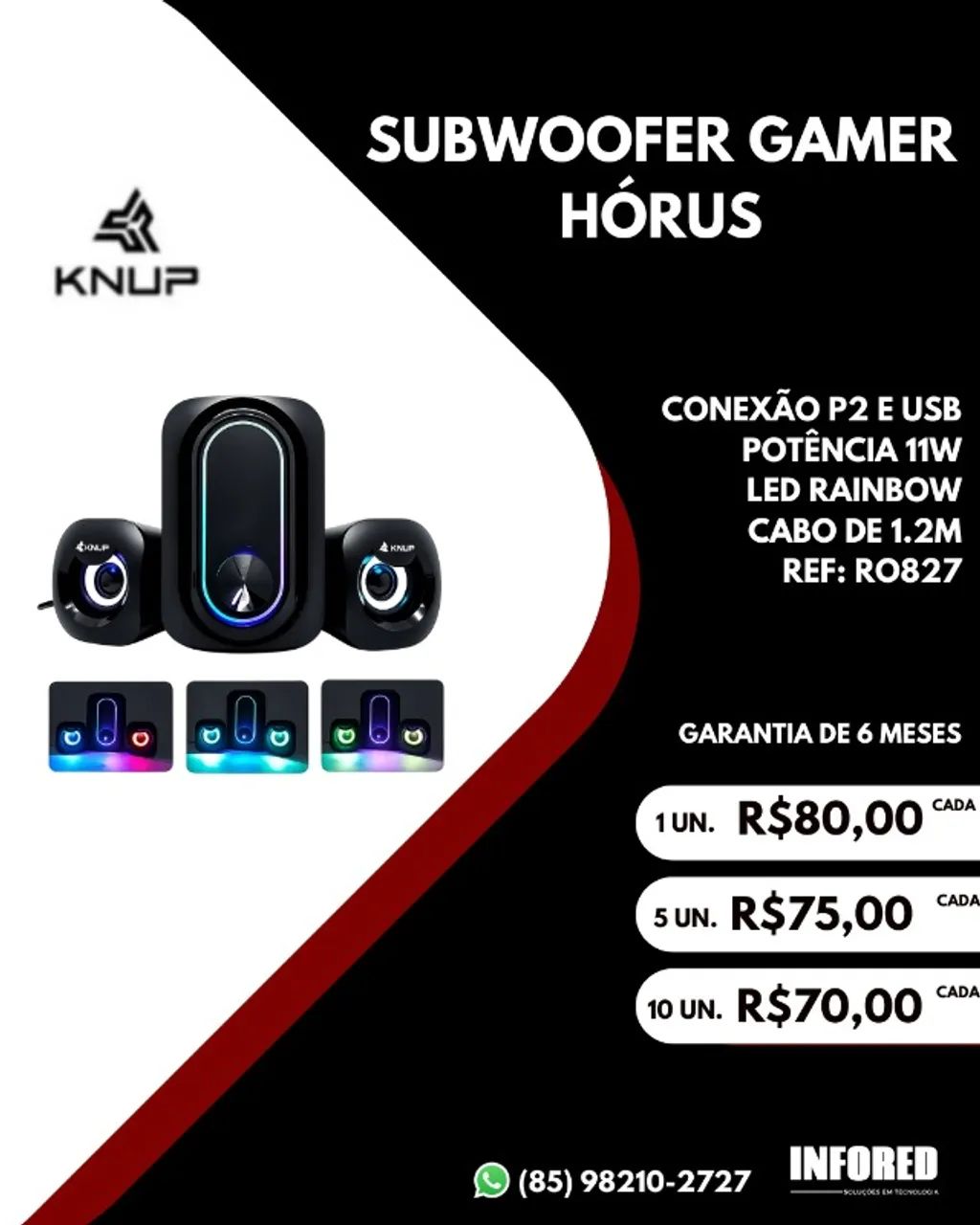 Caixas de Som Subwoofer para PC