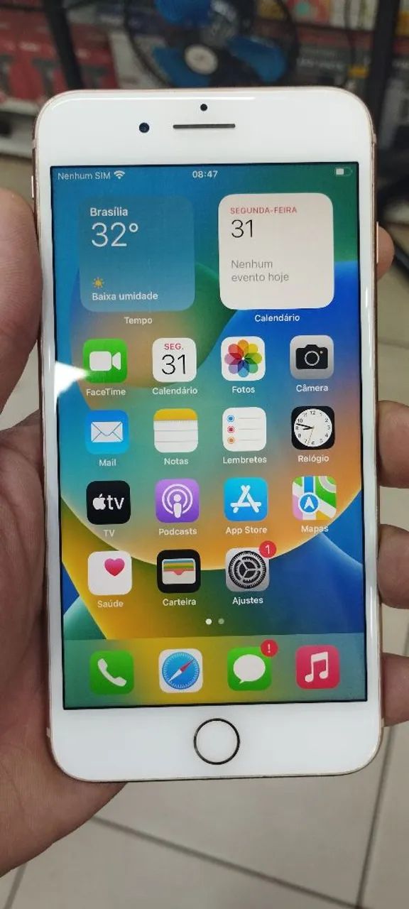 iPhone 8 plus 128GB branco (ler descrição)