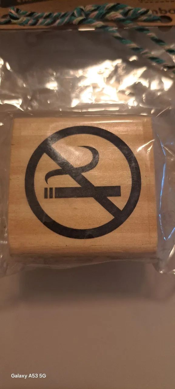 Carimbo proibido fumar