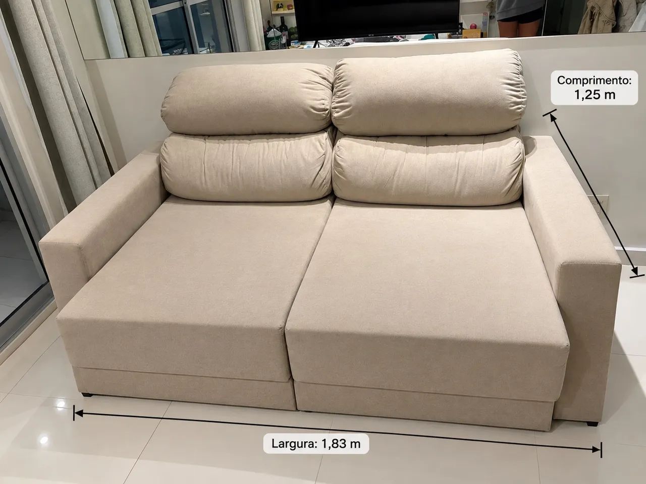 Sofá Retrátil 