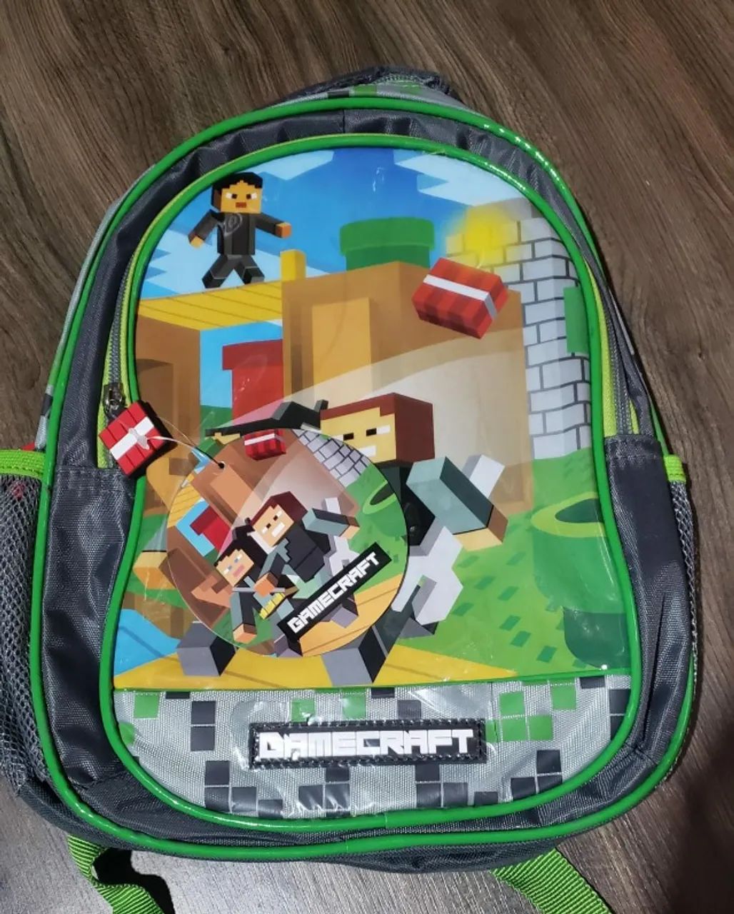 Mochila Minecraft Alcochoada - Foto 3