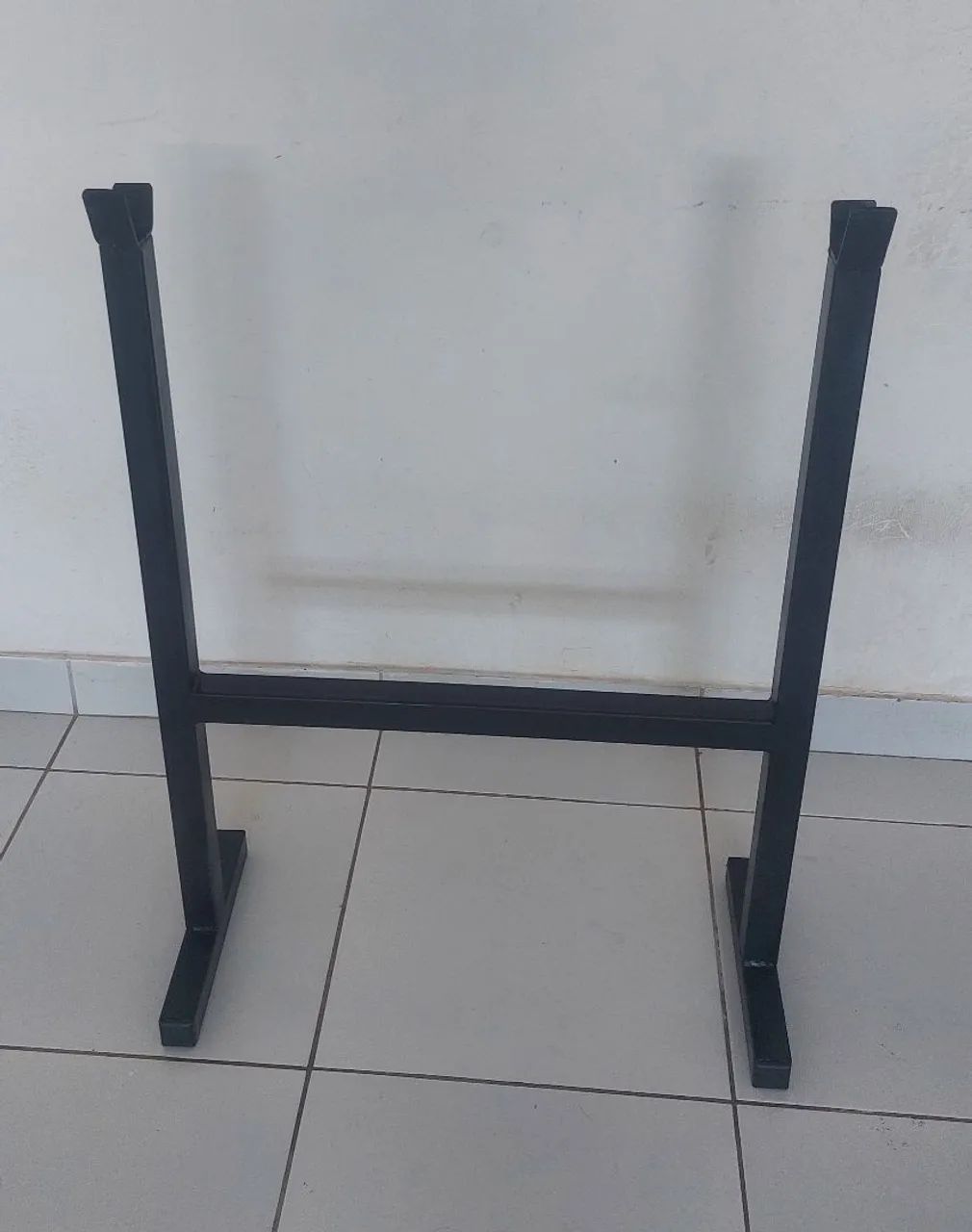 Suporte cavalete academia  para barra 