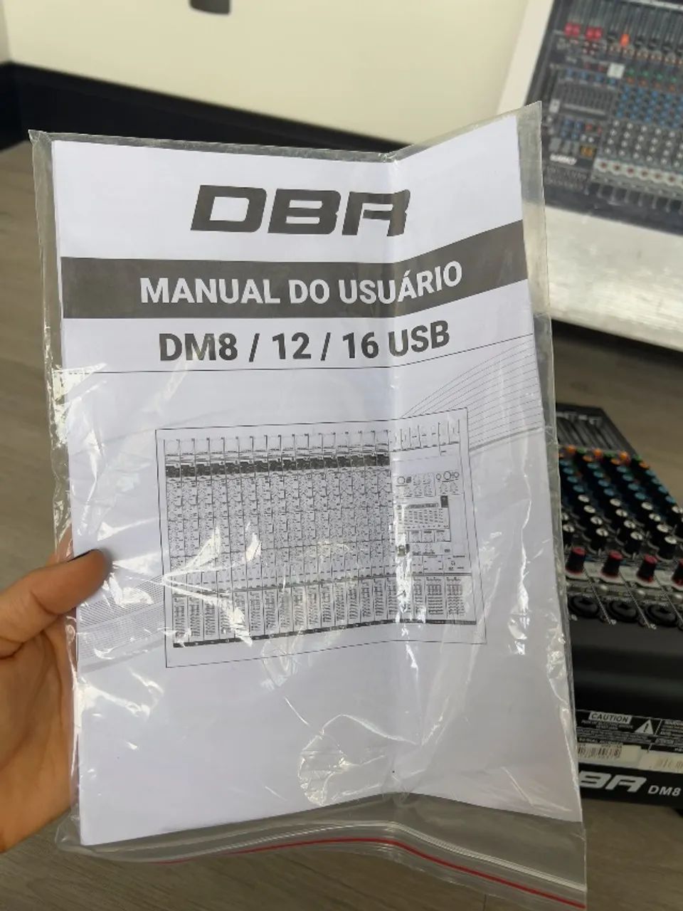 Mesa de Som  DM8 USB DBR de 8 Canais Com Efeitos e Interface - Foto 3