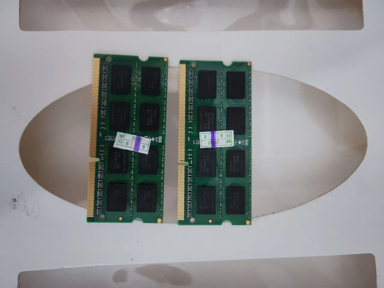 Par de memórias ram Kingston ddr3 notebook 