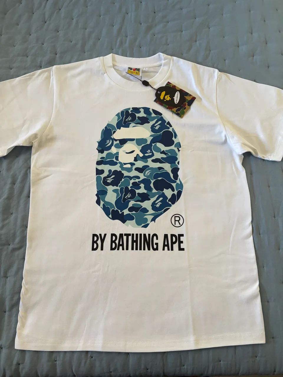 Camiseta bape blue camo