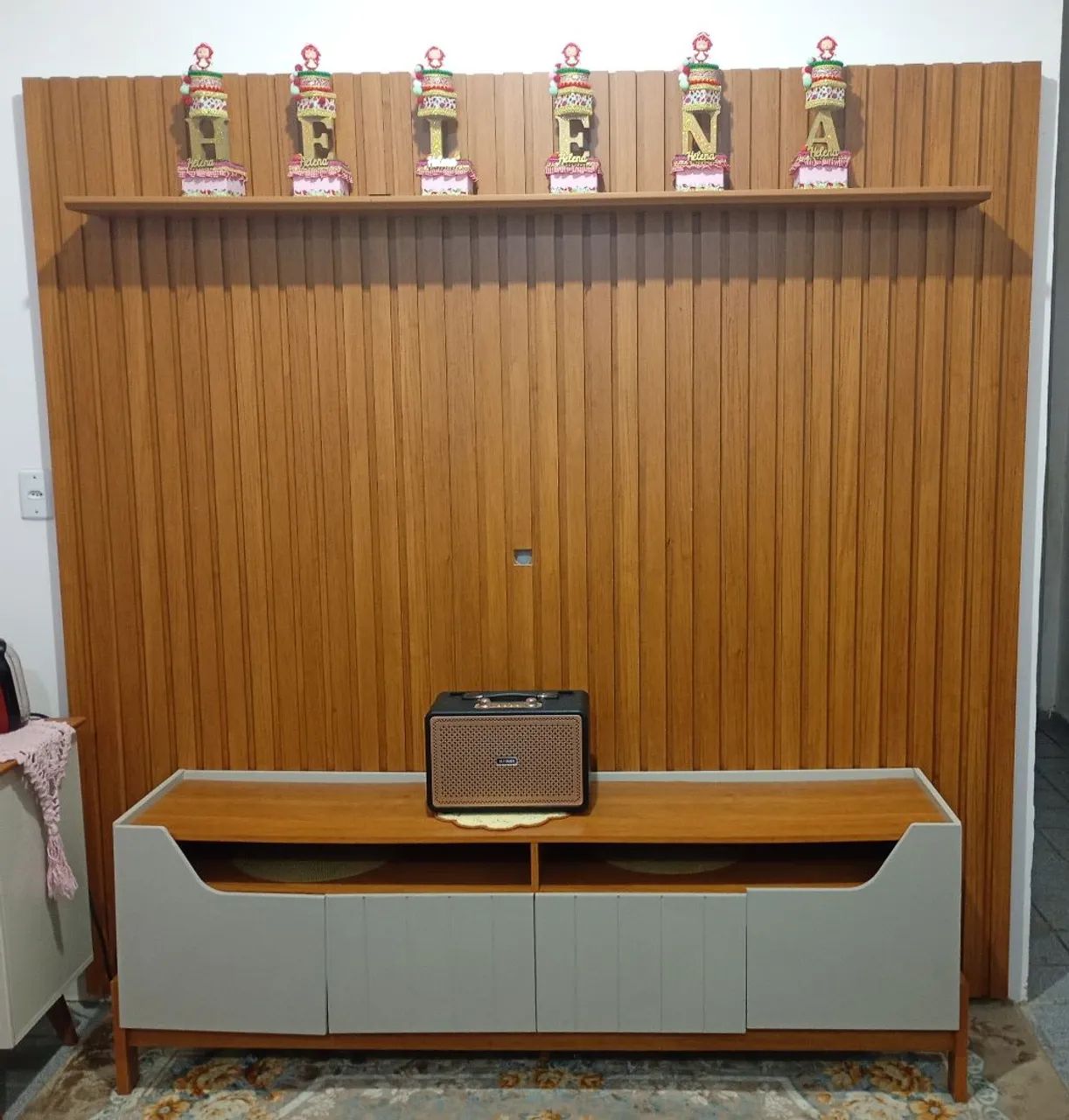 Painel mais Rack /bancada MDF  - Foto 4
