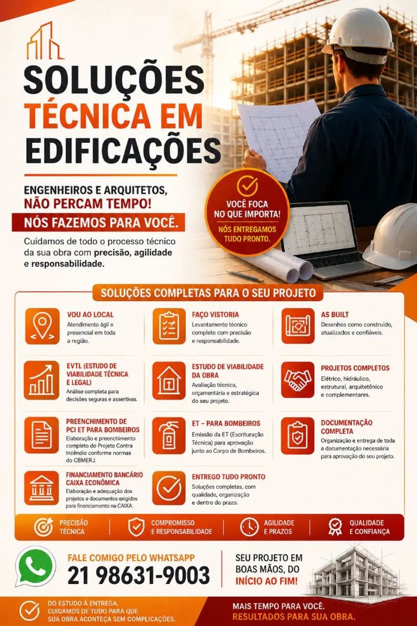 Técnico em edificações Gestão de obras 