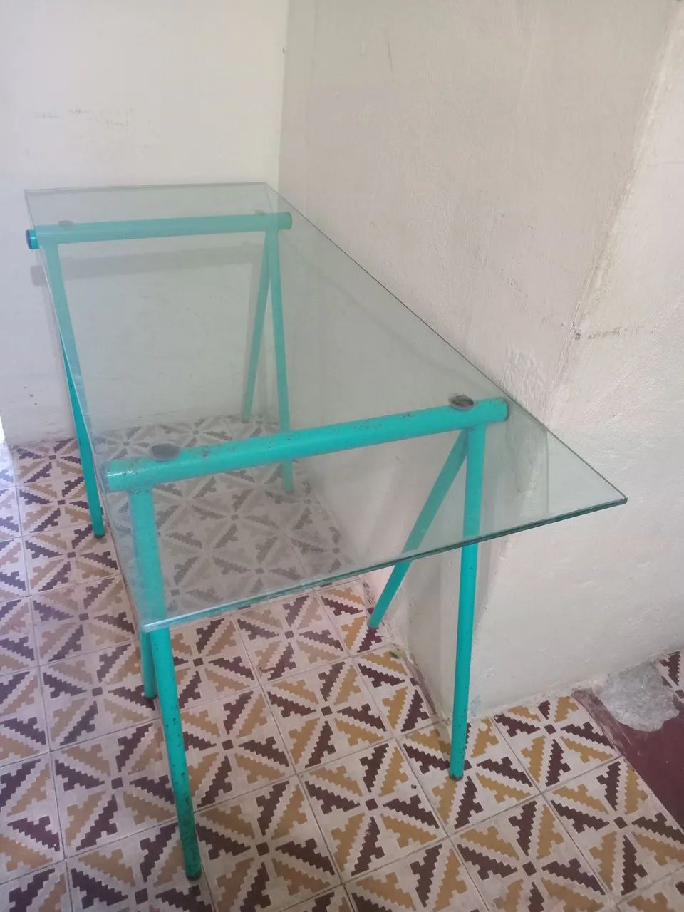 Mesa/vidro/escrivaninha tok stok - Foto 3