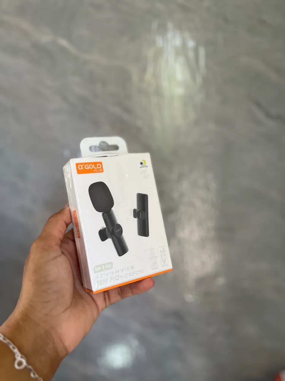 Microfone de lapela iPhone - ENTREGA A DOMICÍLIO 