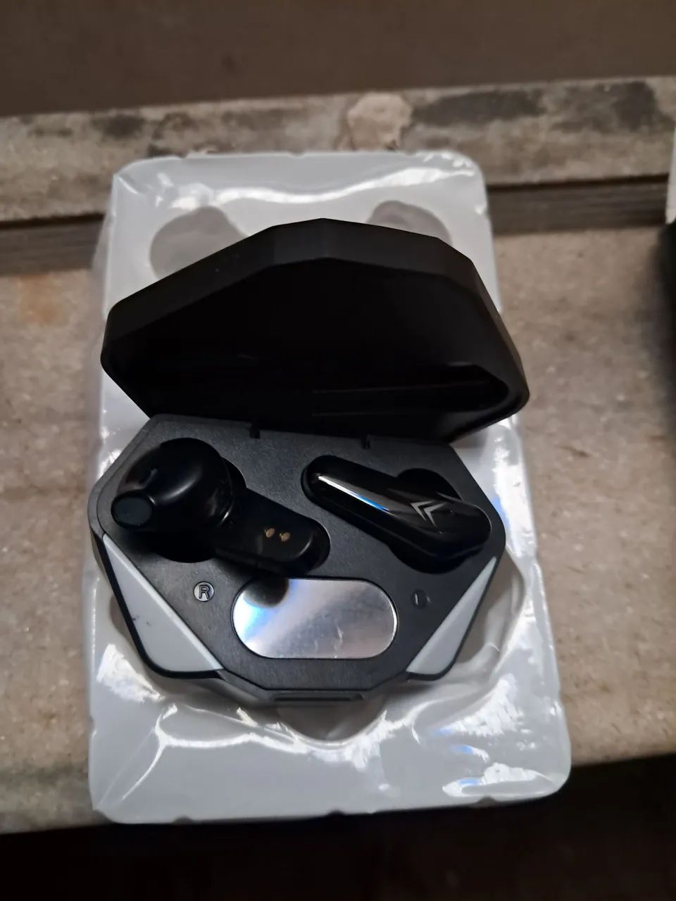 Fone de ouvido Bluetooth troco por microfone 