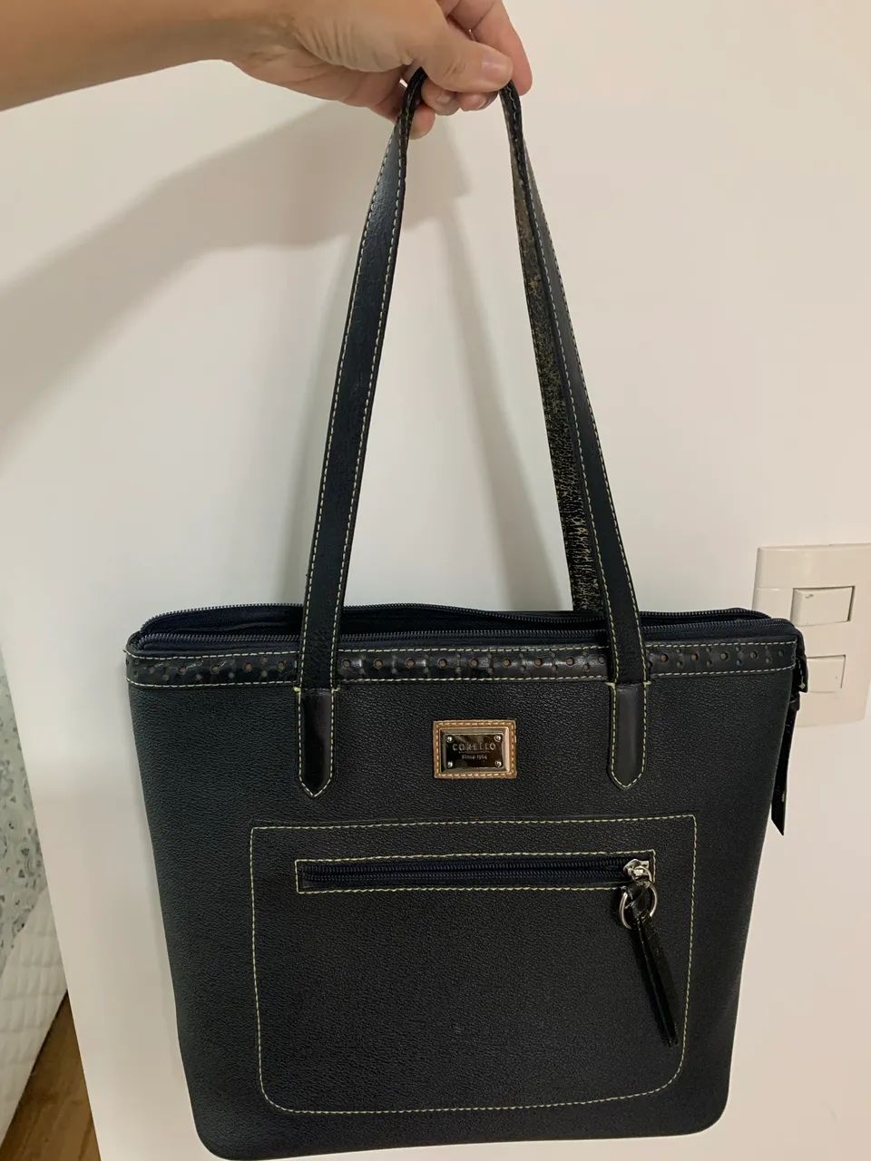 Bolsa Corello Original Preta Grande  - Foto 4