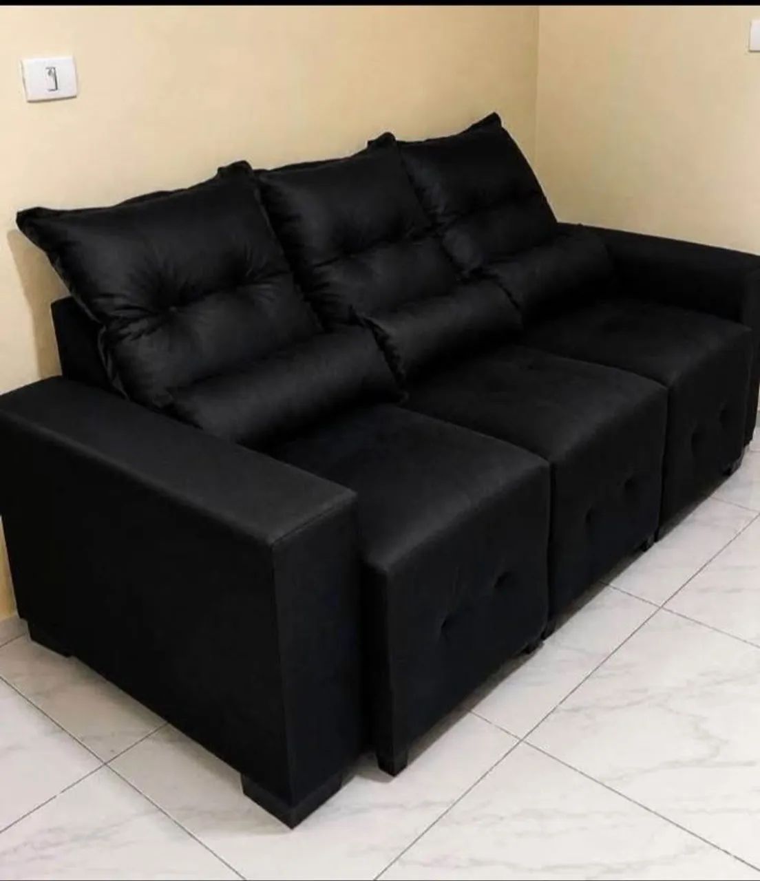 Sofa retrátil 3 lugares da fábrica  - Foto 3