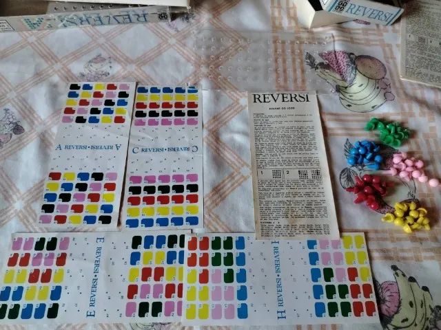 Reversi Grow Jogo Tabuleiro Antigo da Grow Completo e Raro - Foto 3