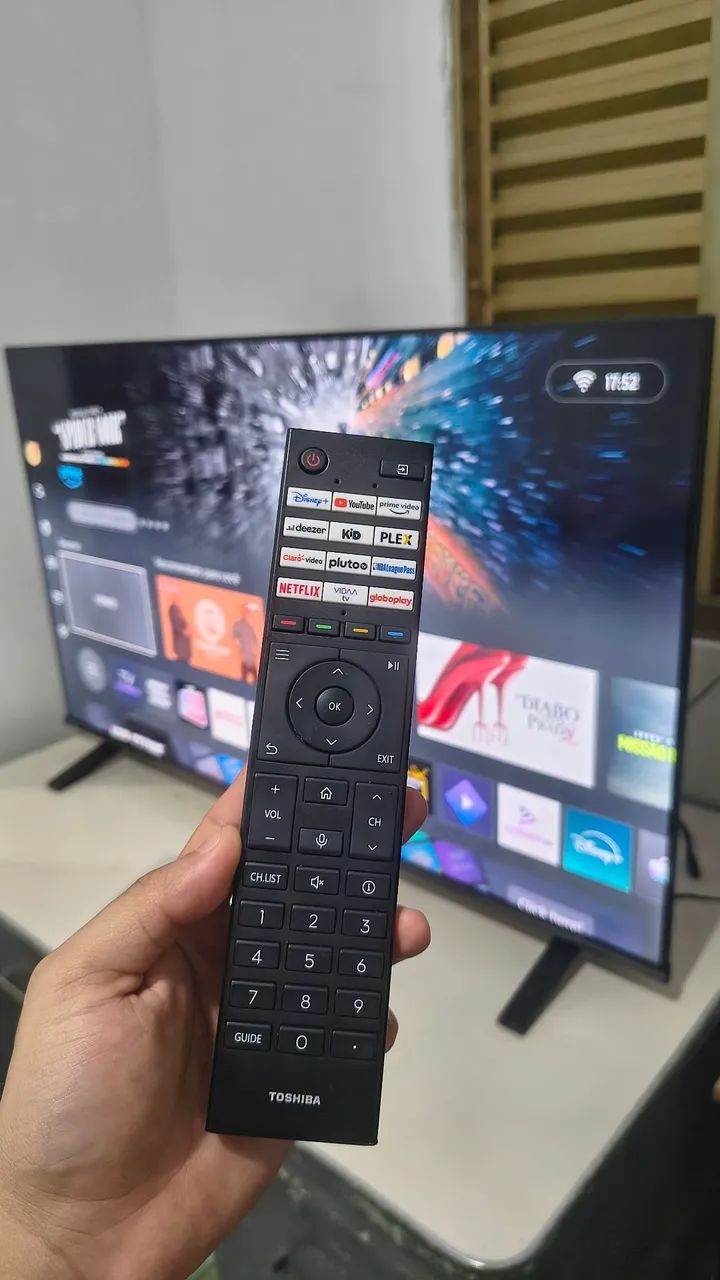 Smartv 50 4k nova nota troco entrego  - Foto 4