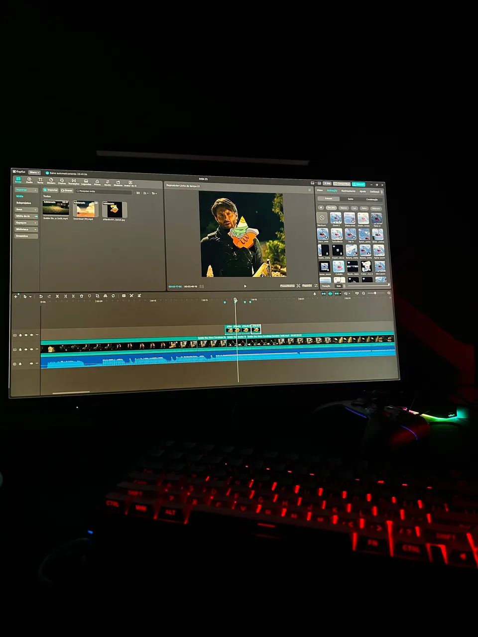 Monitor Gamer AOC 24 Polegadas 100hz 1ms Perfeito Estado - Foto 5