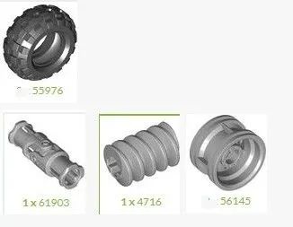 Lego 9393 - Technic - Trator 2x1 - original - Foto 5