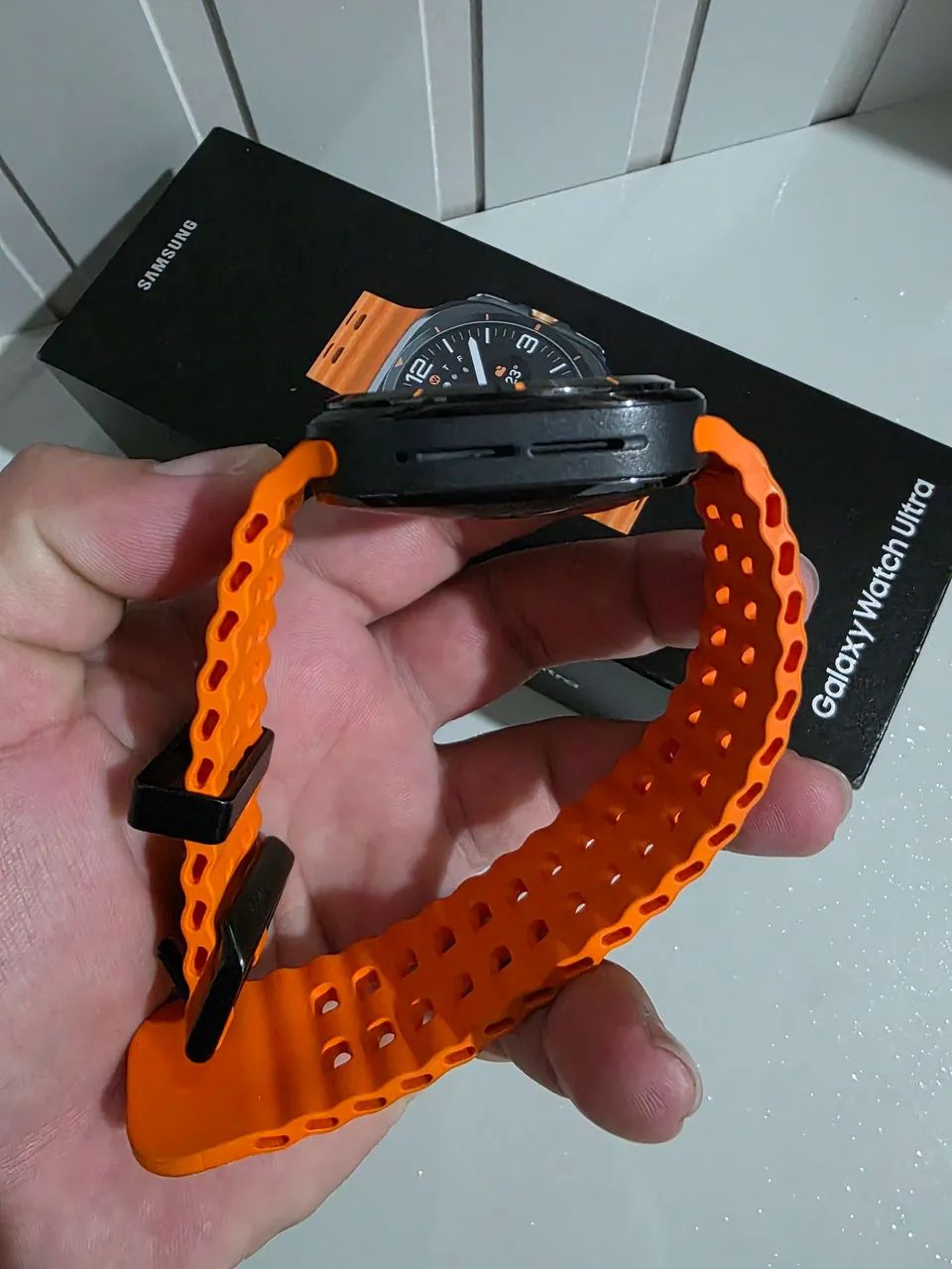 Galaxy Watch Ultra Laranja/Preto - Foto 3