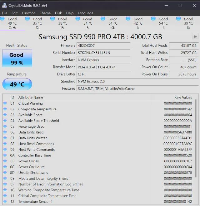 SSD Samsung 990 PRO 4TB - Foto 2