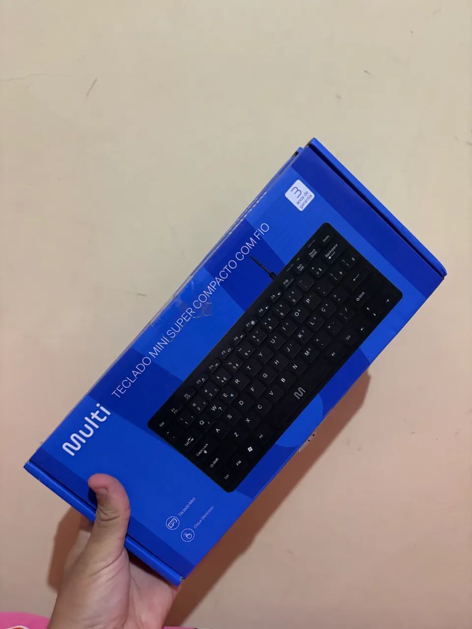 TECLADO MINI SUPER COMPACTO COM FIO  - Foto 3