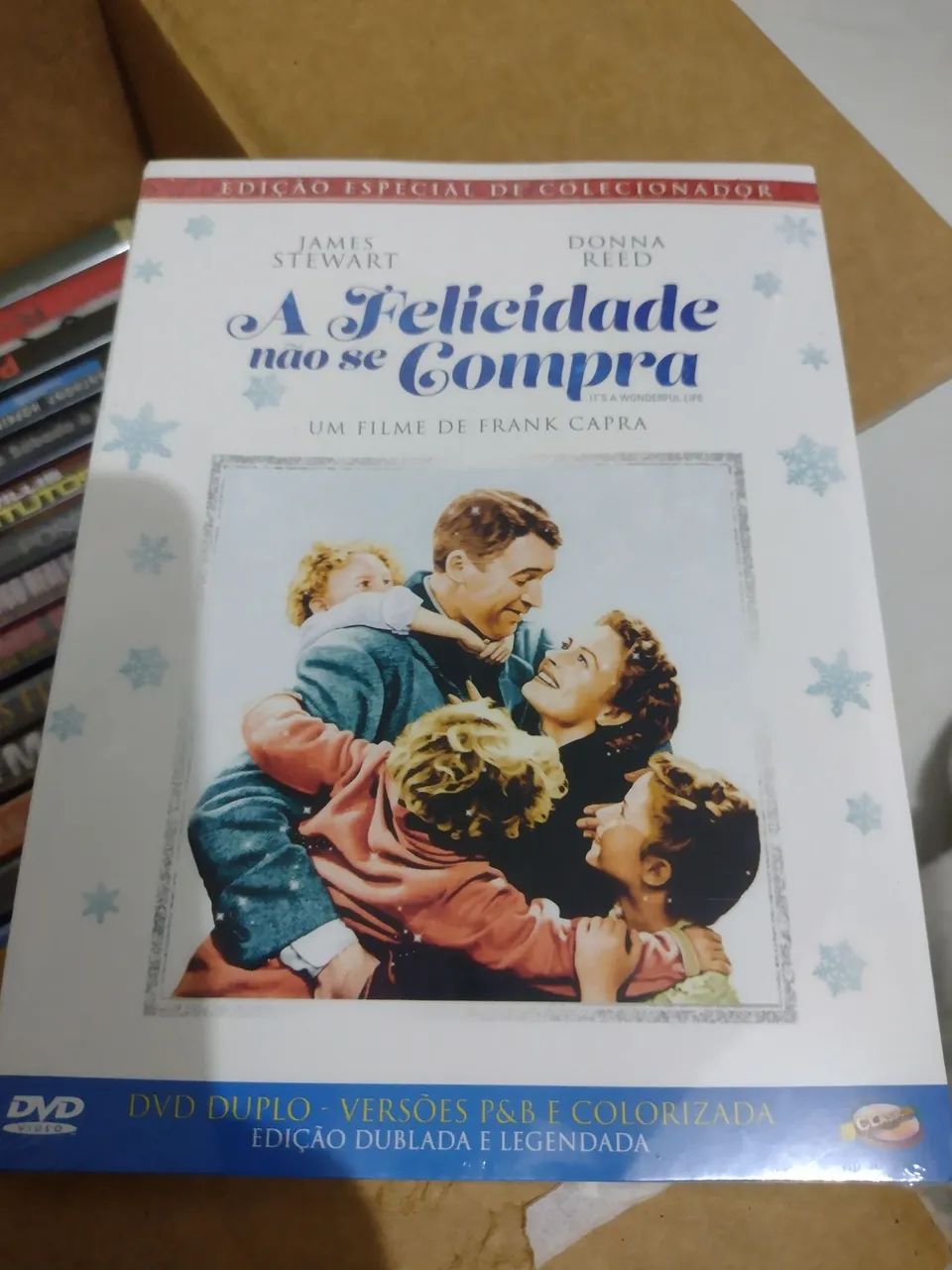 Dvd Duplo A Felicidade Não se Compra - Versões Preto e Branco e Colorida