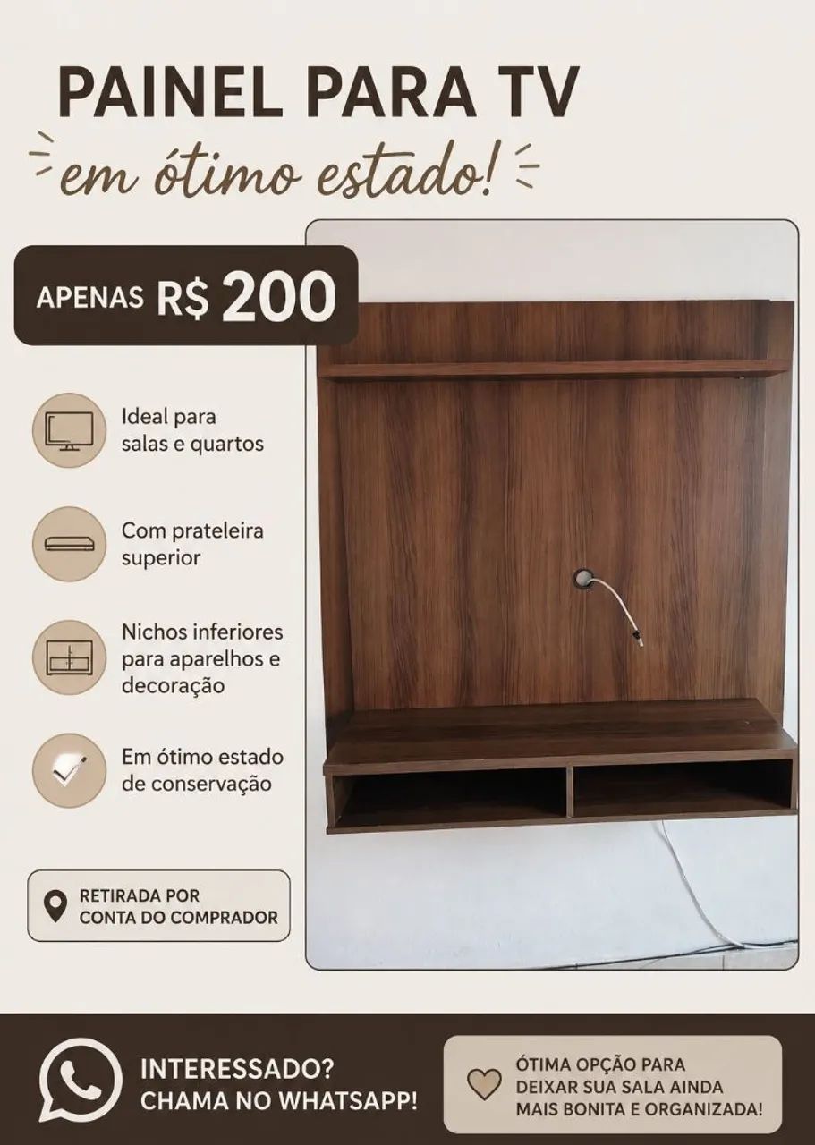 Painel de Tv até 43 polegadas 