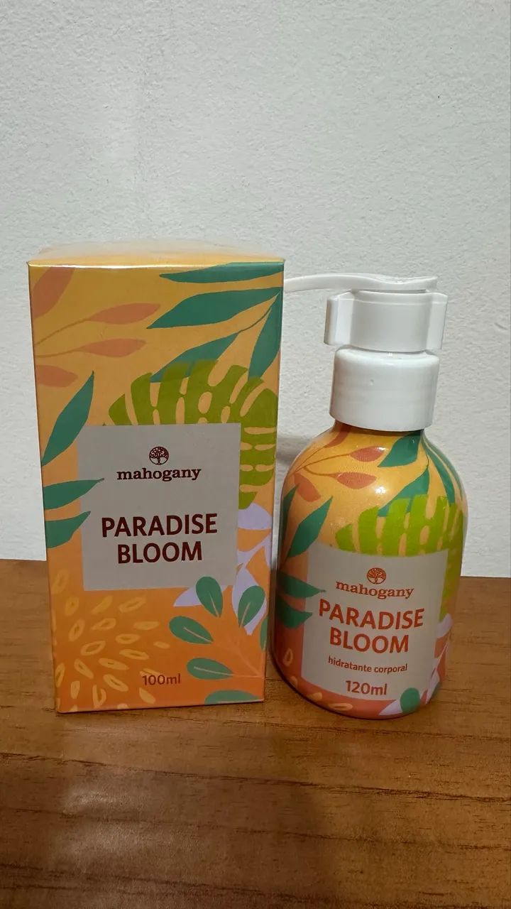 Paradise Bloom Mahogany Kit Perfume e Hidratante Lacrados