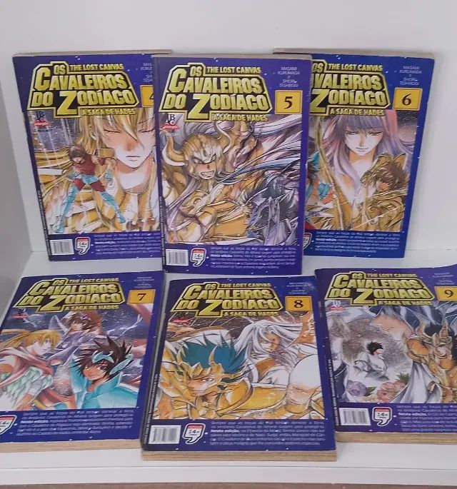Mangá Saint Seiya: The Lost Canvas - volumes 1 a 9 - Livros e