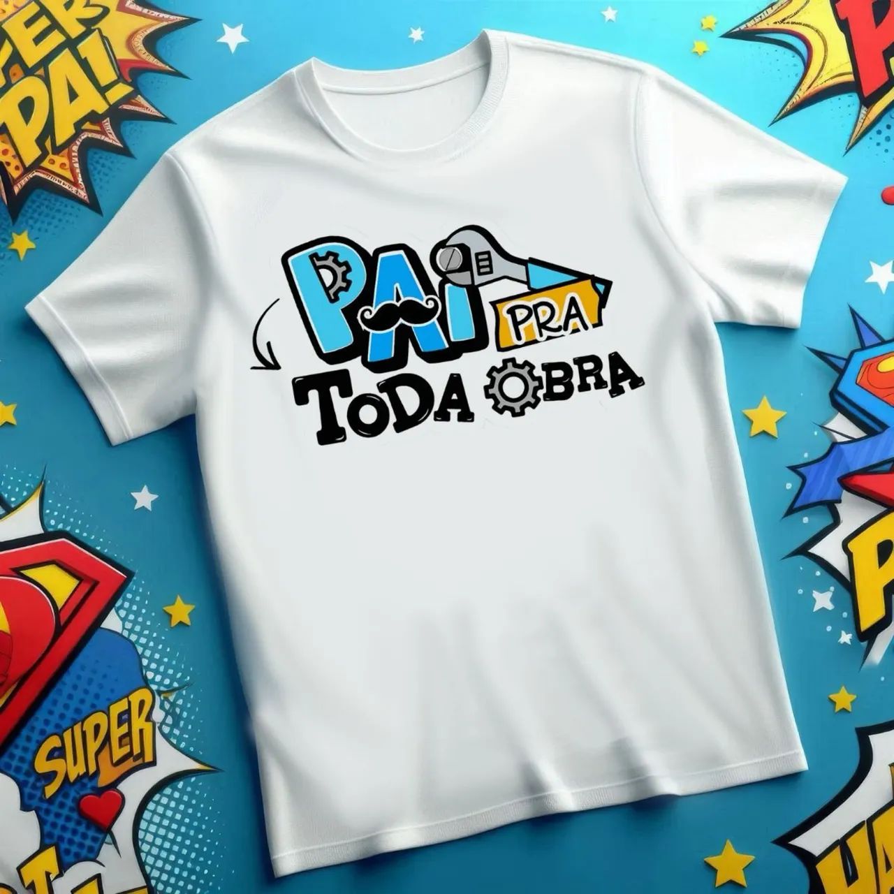 Canecas, camisas, quadro