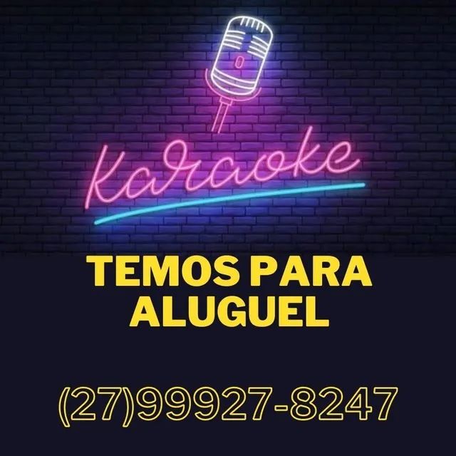 Temos kit Karaoke para locação