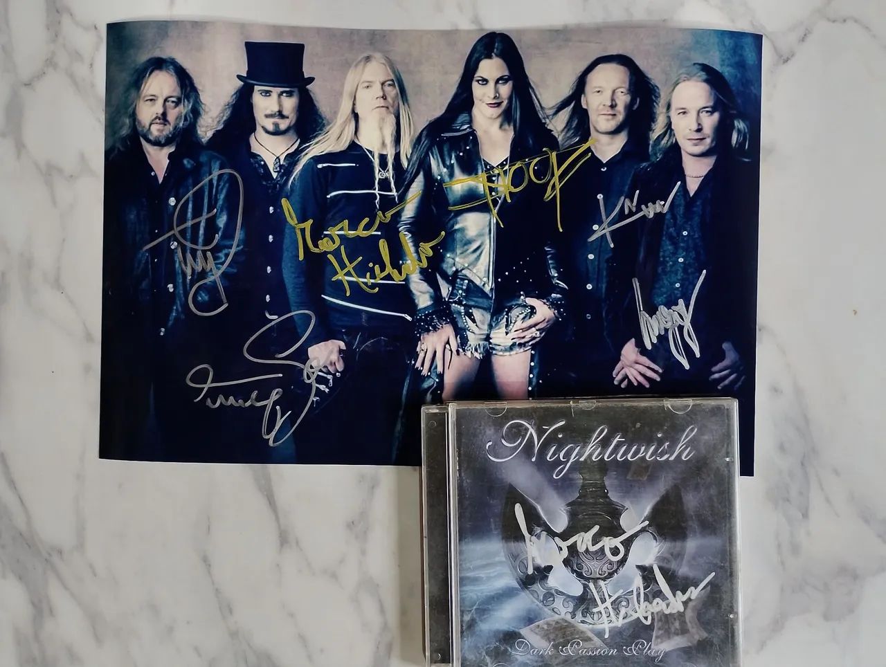 Nightwish Foto e Cd Autografado - CDs, DVDs etc - Jardim das