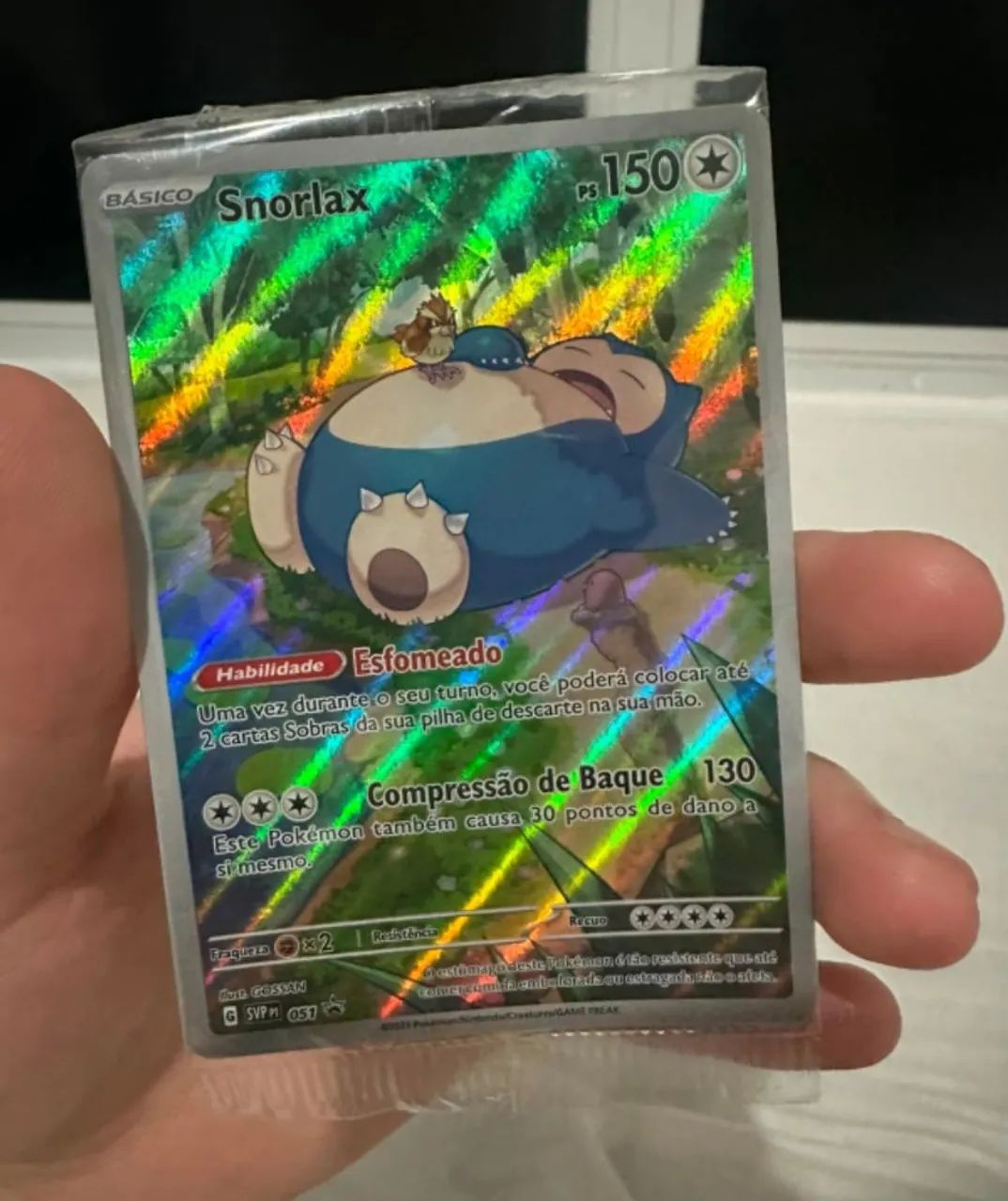 Snorlax 151, 051 promo lacrado. - Foto 3
