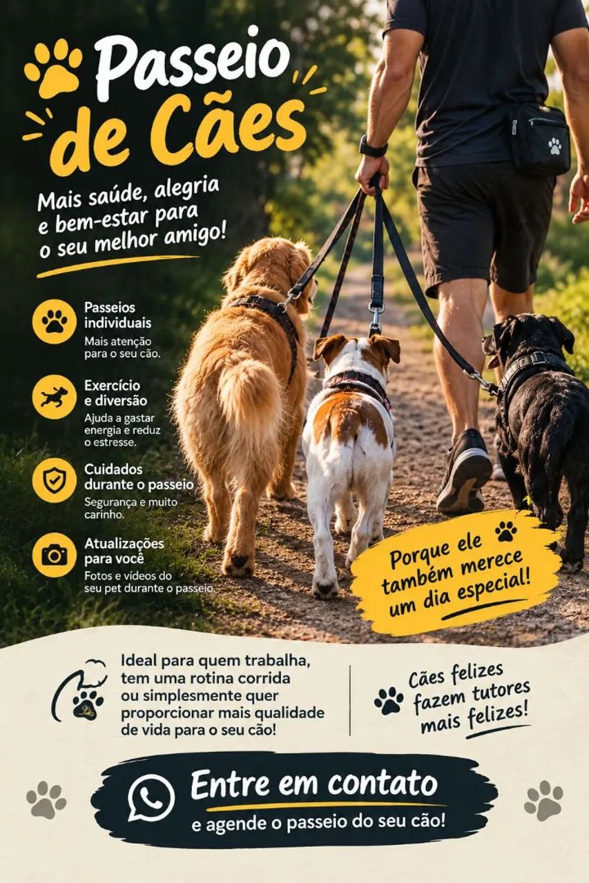 Passeio com seu cão 
