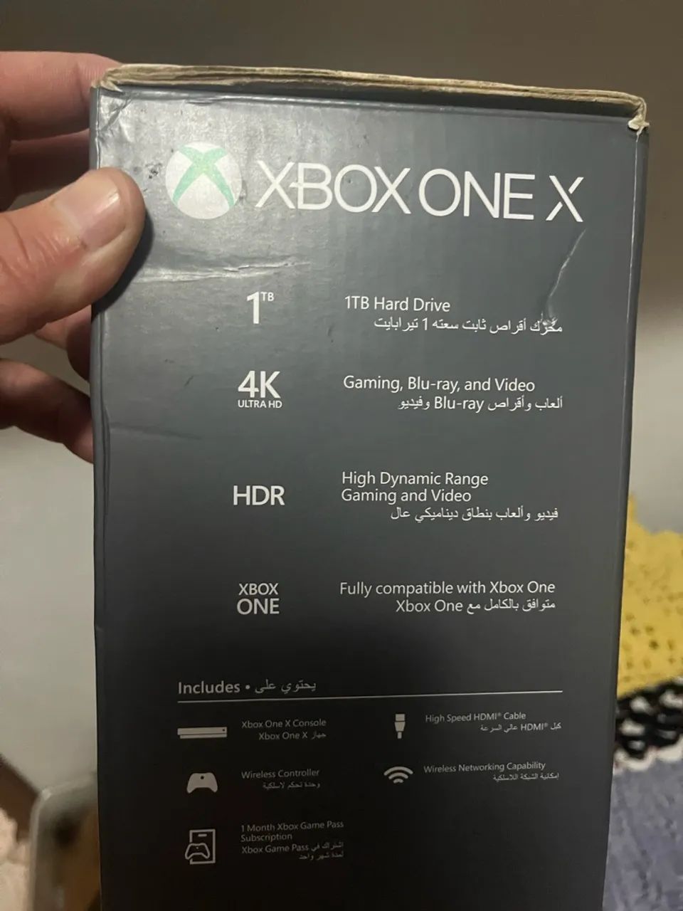 Xbox one x 1t (troco Xbox série S)