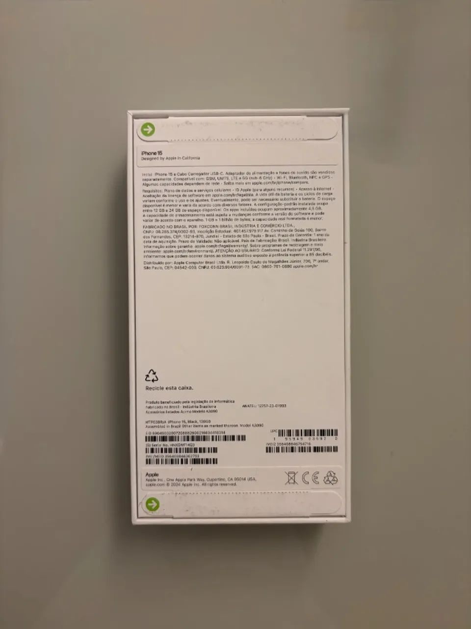 Iphone 15 novo com 128gb preto - Foto 4