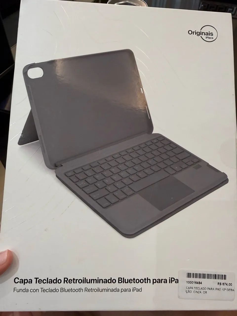 Capa iPad Iplace com teclado 