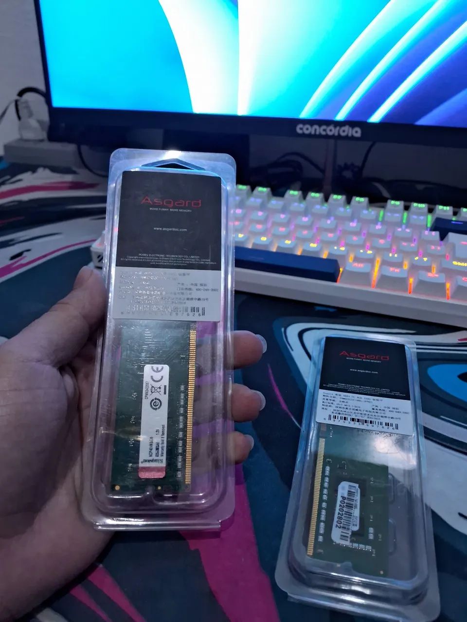 Kit 2x Memória RAM Kingston DDR4 4GB - Foto 2