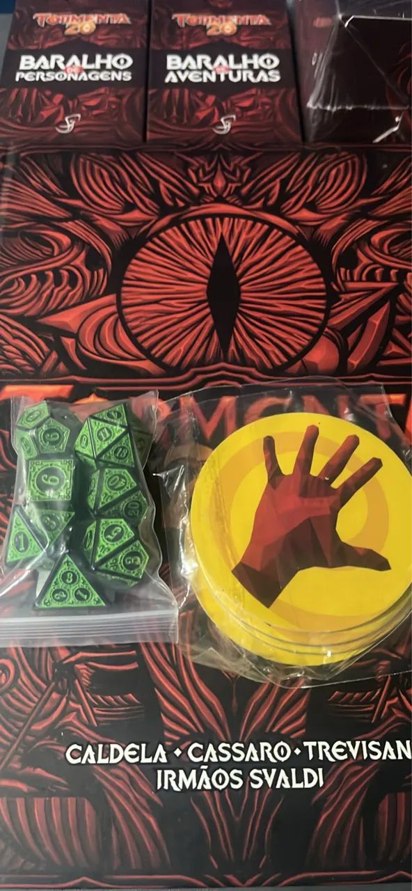 RPG DE MESA - TORMENTA 20 (COM EXPANSÕES COMPRADAS + DADOS E PORTA COPOS) - Foto 2