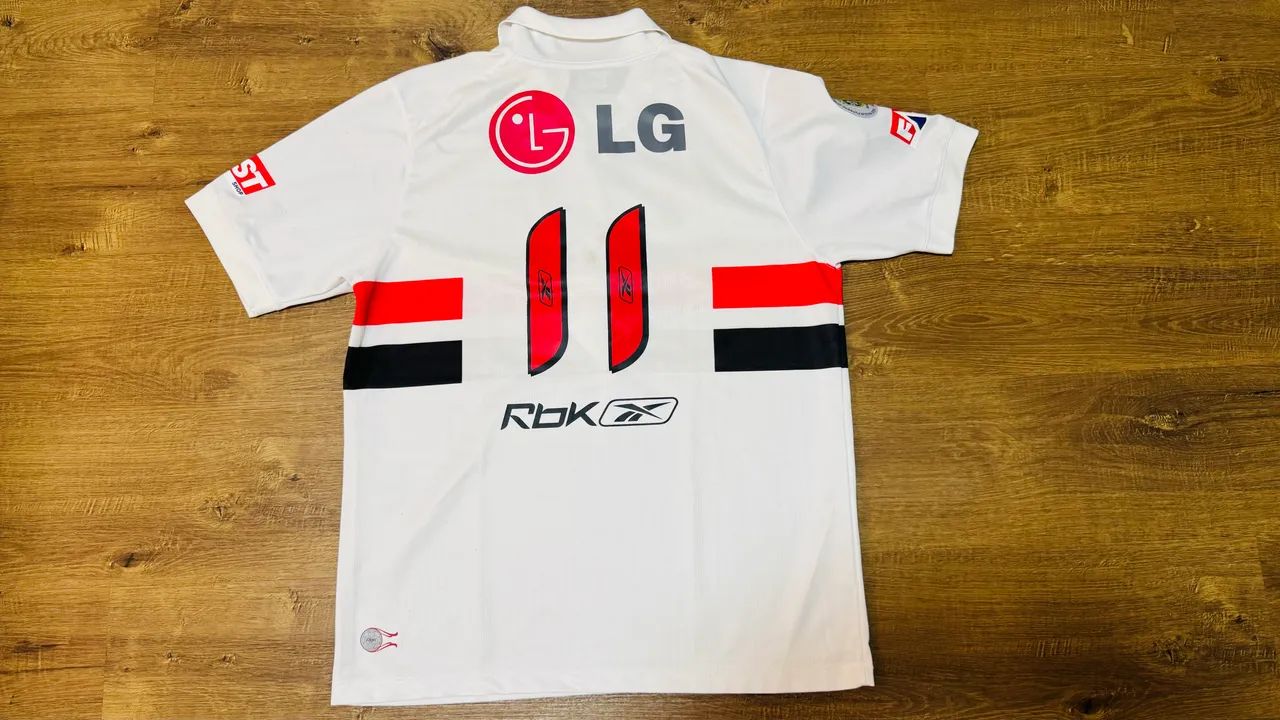 Camisa São Paulo SPFC Reebok 2007 Libertadores  - Foto 3