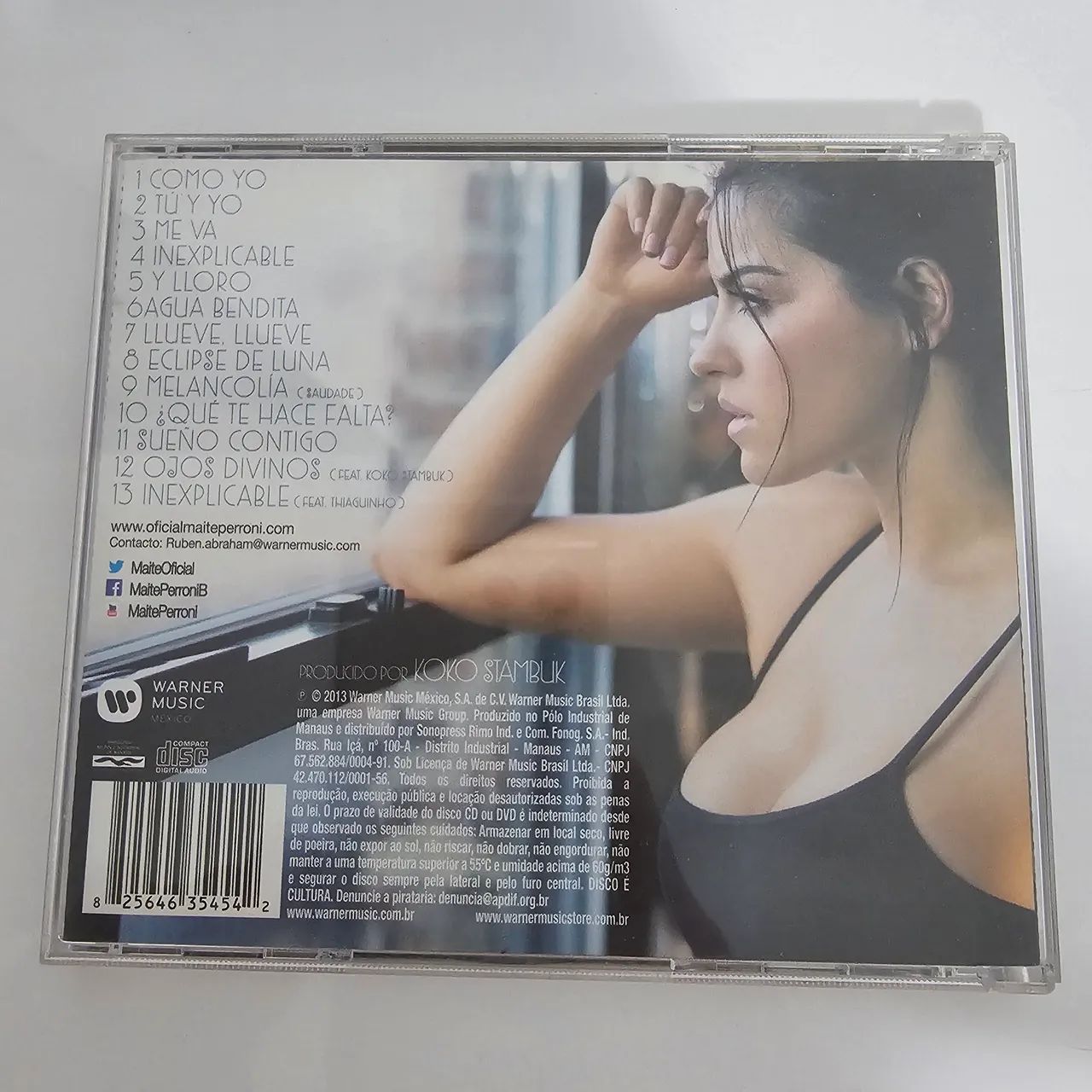 [CD] Maite Perroni - Eclipse de Luna (Edição Brasileira) - Foto 2
