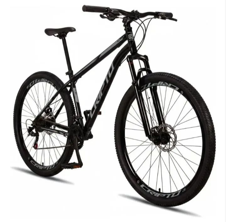Bicicleta Aro 29 MTB Cripto - 21 Marchas, Freio a Disco e Suspensão - Foto 5