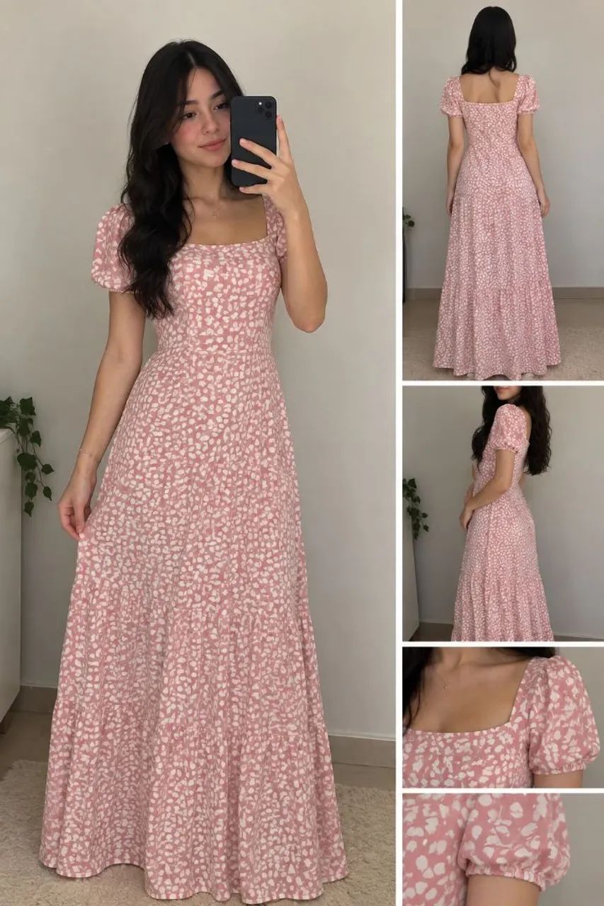? Vestido feminino estampado