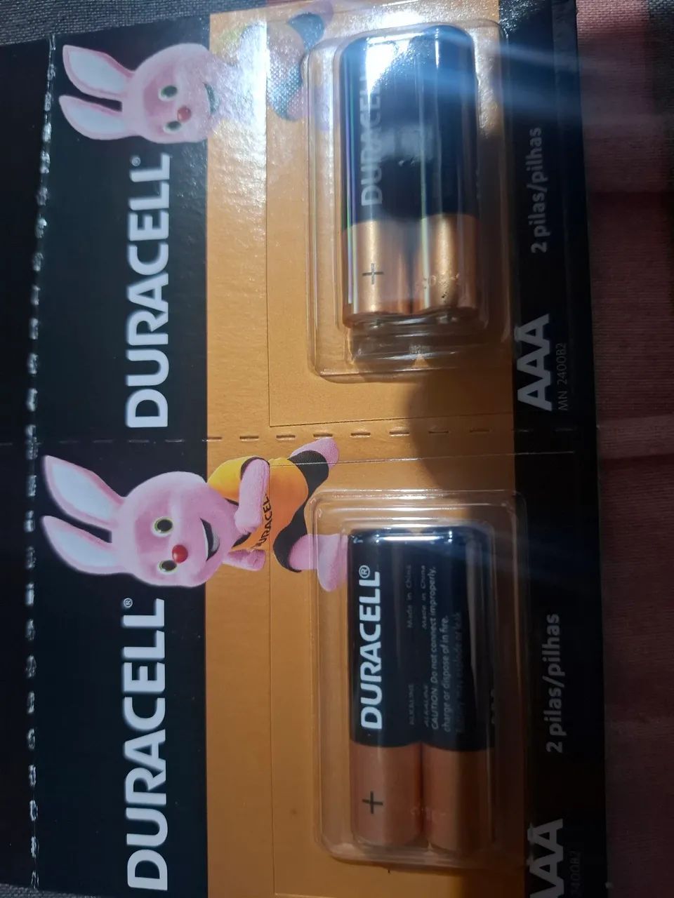 Pilha duracell AAA