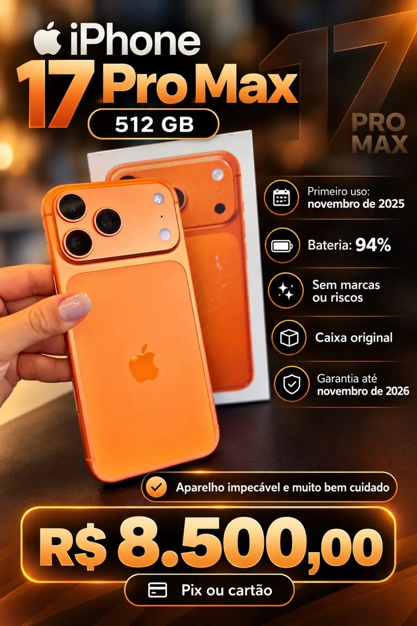 iPhone 17 pro Max 512 GB