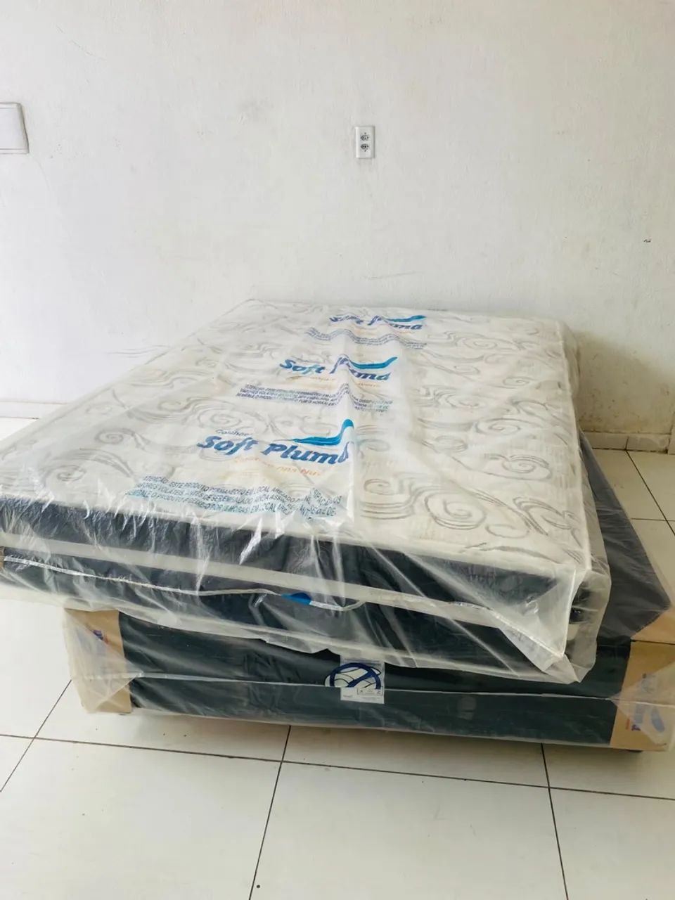 CAMA BOX DE CASAL MOLAS ENSACADAS - Foto 3