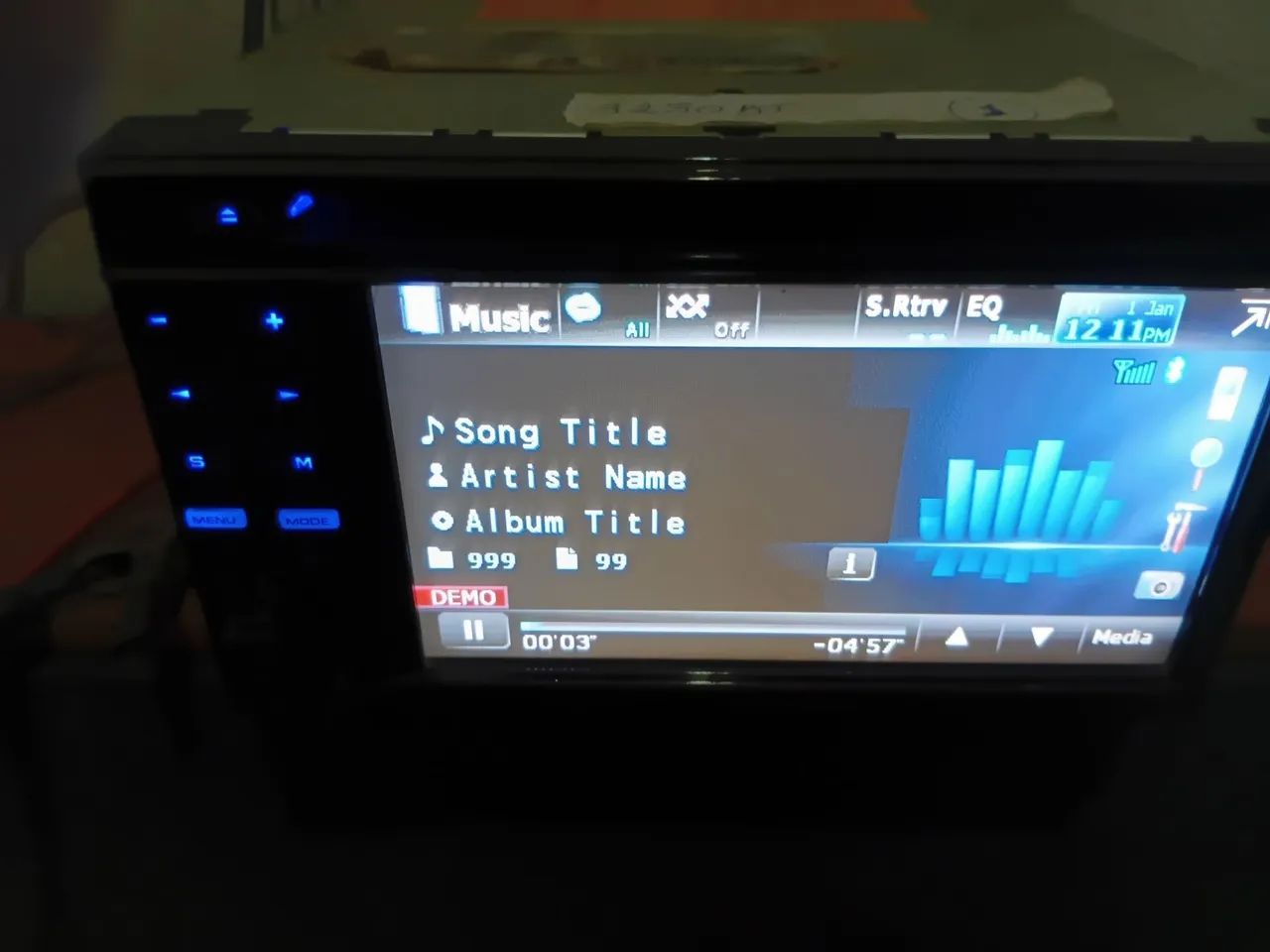 Multimídia pioneer modelo 3280bt com bluetooth audio