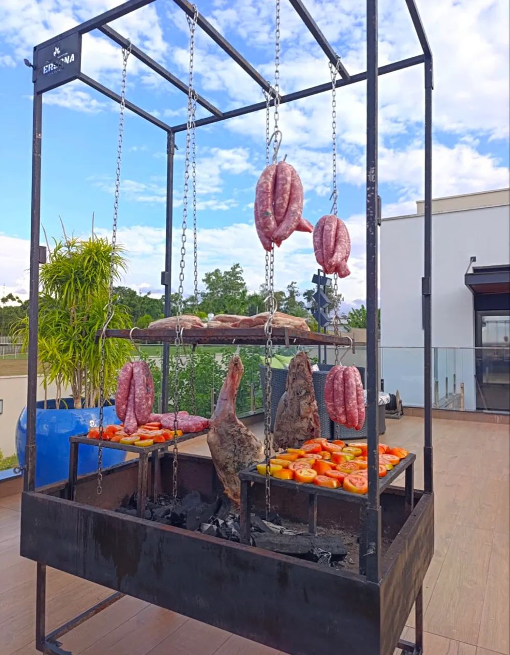 Estação de churrasco 