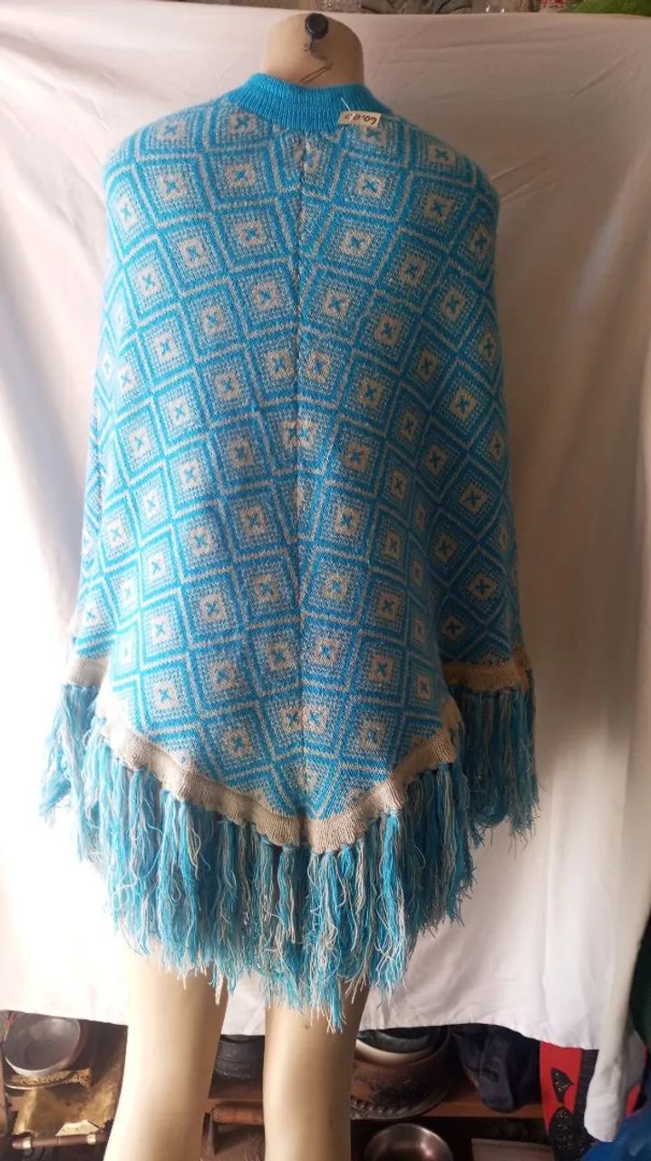 Poncho de lã  - Foto 3